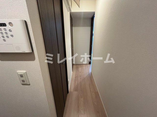 プルミエール新田の玄関