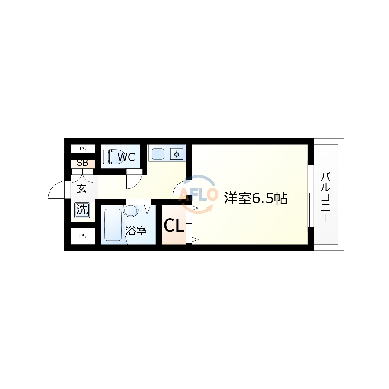 グランデージ今里の間取り|グランデージ今里　間取り