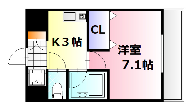 【間取り】 | コンフォート天満川
