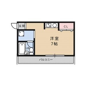 フレンチェ赤坂Iの間取り