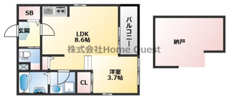 【間取り】 | ハーモニーテラス下小阪