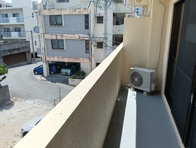 エトワール崎原のバルコニー
