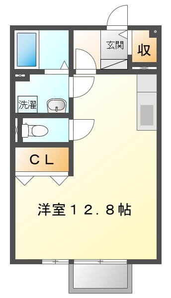 ワンズ 　Ｂの間取り