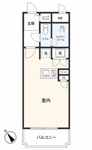 ワコーレ西新井第２の間取り|生活空間を広く使えるシンプルな間取り。水回りが集約されていて、生活動線もスムーズです。