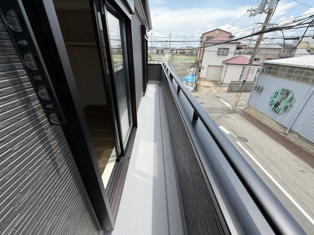 リーブルガーデン堺市東区大美野6期のバルコニー