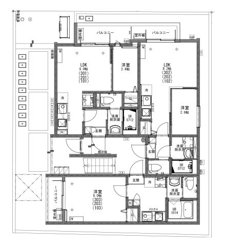 KEIAI RESIDENCE 清瀬Ⅴの間取り