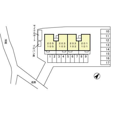 オンブラージュの区画図|他社様掲載物件もまとめてご紹介、ご案内可能です(^^)/