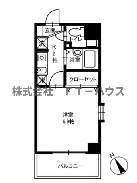 ミリアビタＮＯ．１３の間取り