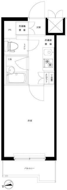 ルーブル北新宿の間取り