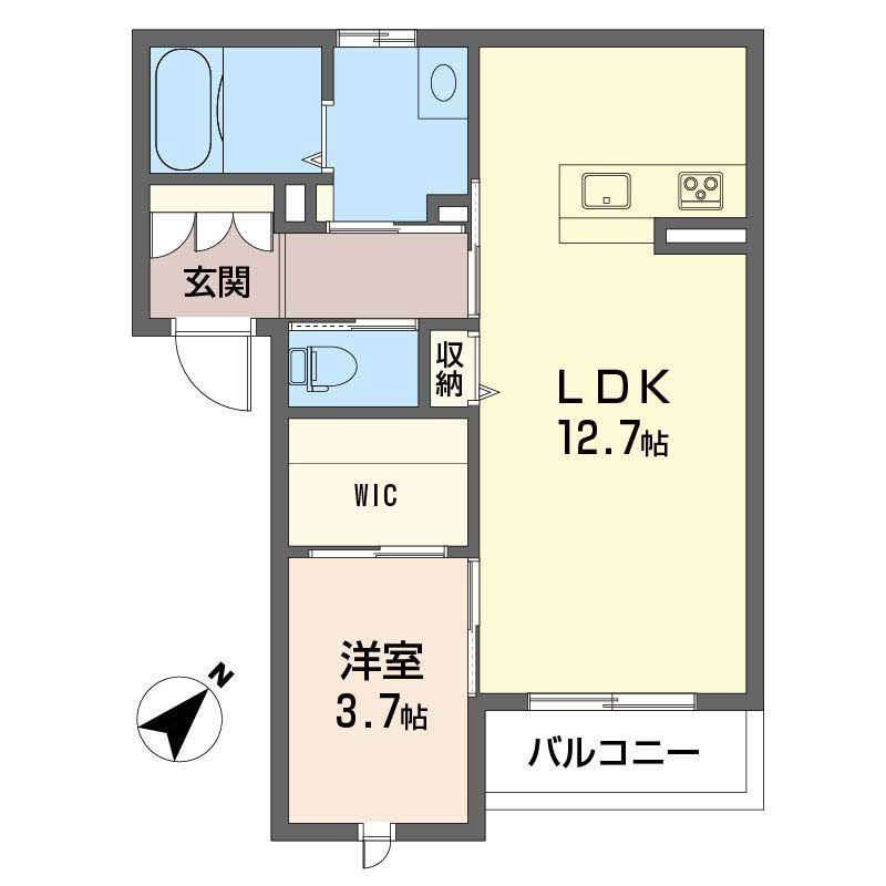 アルフラットⅠの間取り