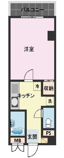 メゾンカスガの間取り