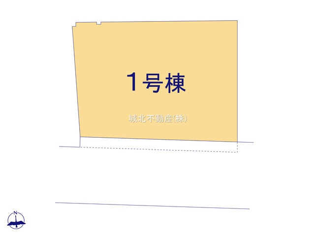 杉並区阿佐谷北1丁目 限定1棟の区画図