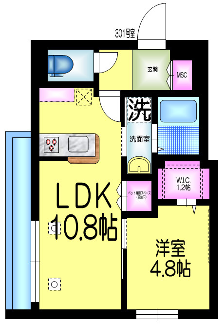 メゾンドソレイユの間取り|★間取り★