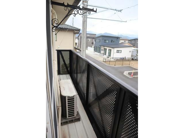 ベルメゾン松本Ｂ棟のバルコニー