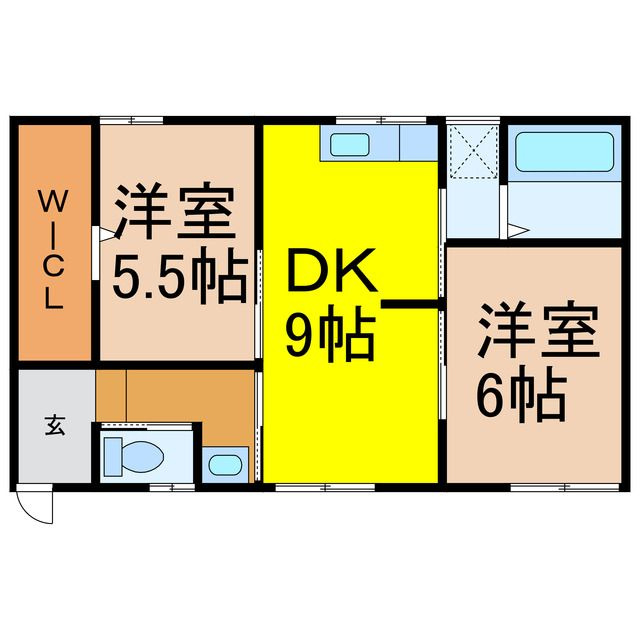 石川借家の間取り