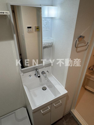 【洗面所】 | レガリス武蔵小山 | 忙しい朝には欠かせない洗面所です