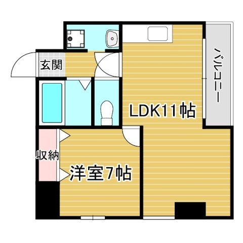 サニーコート塩草の間取り
