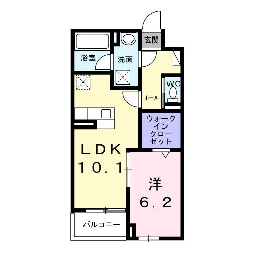 アルカディア　Iの間取り