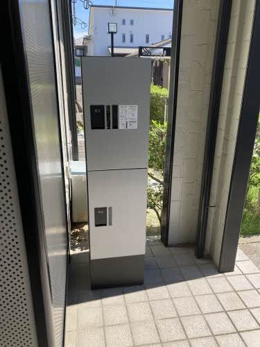 サンガーデンひあさ Ａ棟の玄関