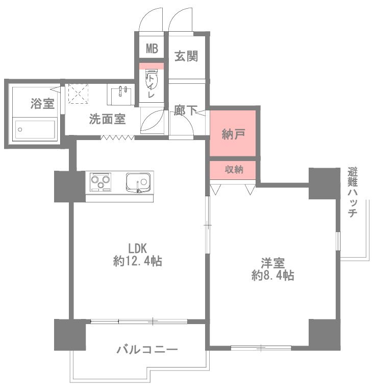 ニューライフ船場の間取り
