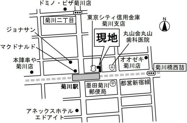 フェリチェ菊川の地図