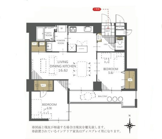 ライオンズマンション泊三丁目の間取り