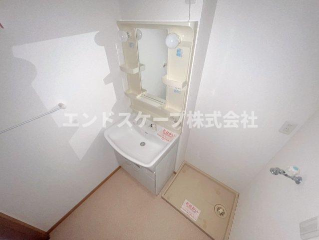 ハッピーワンＢの洗面所|高崎、前橋のお部屋探しはエンドスケープまで！お客様の理想お聞かせ下さい♪