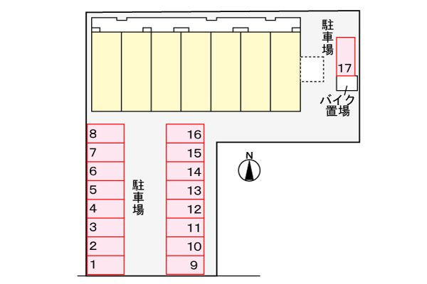 バーミィの駐車場