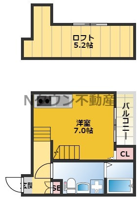【間取り】 | エスポワール車道 | 間取りです。