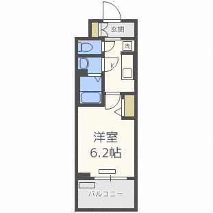 エステムコート四天王寺夕陽丘Ⅱの間取り|エステムコート四天王寺夕陽丘Ⅱ　間取り