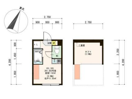 【間取り】 | ライズ小竹向原