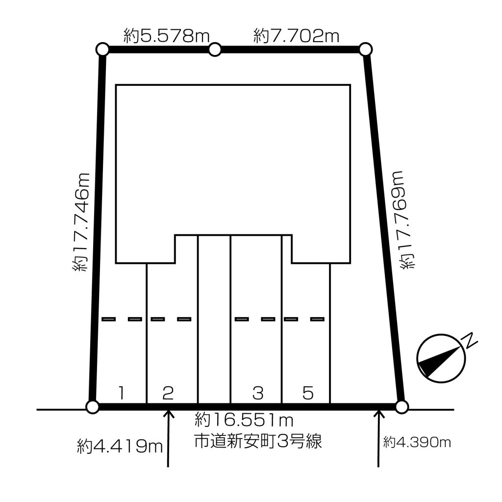 PRIME　MAISONの区画図