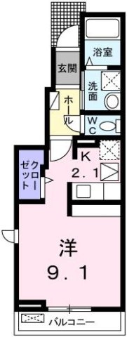 グラン　ソレイユ　ＭＭの間取り