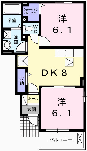 フィオレンティーナⅢの間取り