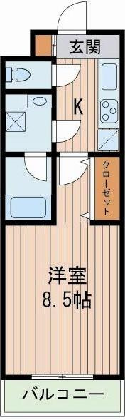 リバースクエア103の間取り