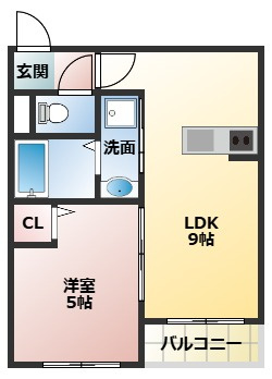 【間取り】 | ALEGRIA古川橋浜町
