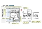 【間取り】 | ふじみ野市亀久保　新築一戸建住宅　限定1棟（ふじみ野店） | カースペース2台分の省エネ基準適合住宅。木のぬくもりがあたたかい3LDKです。