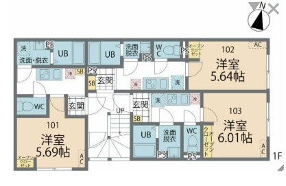 【間取り】 | カインドネス本厚木West