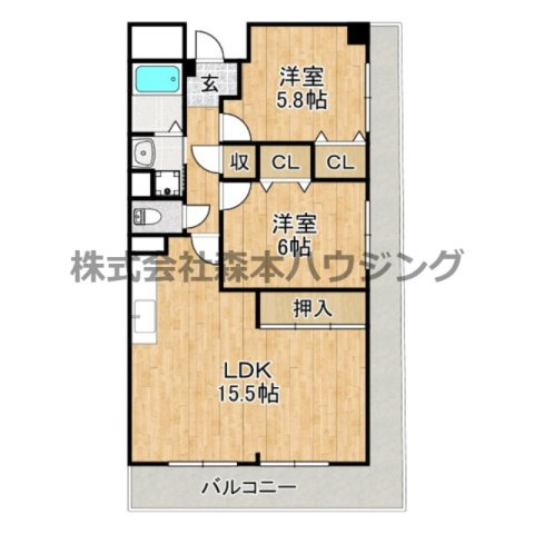 【間取り】 | 　サニーヒル忍ケ丘