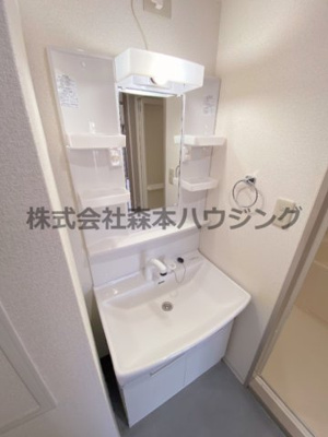 【独立洗面台】 | 　サニーヒル忍ケ丘 | 独立洗面台、朝の身支度には欠かせません