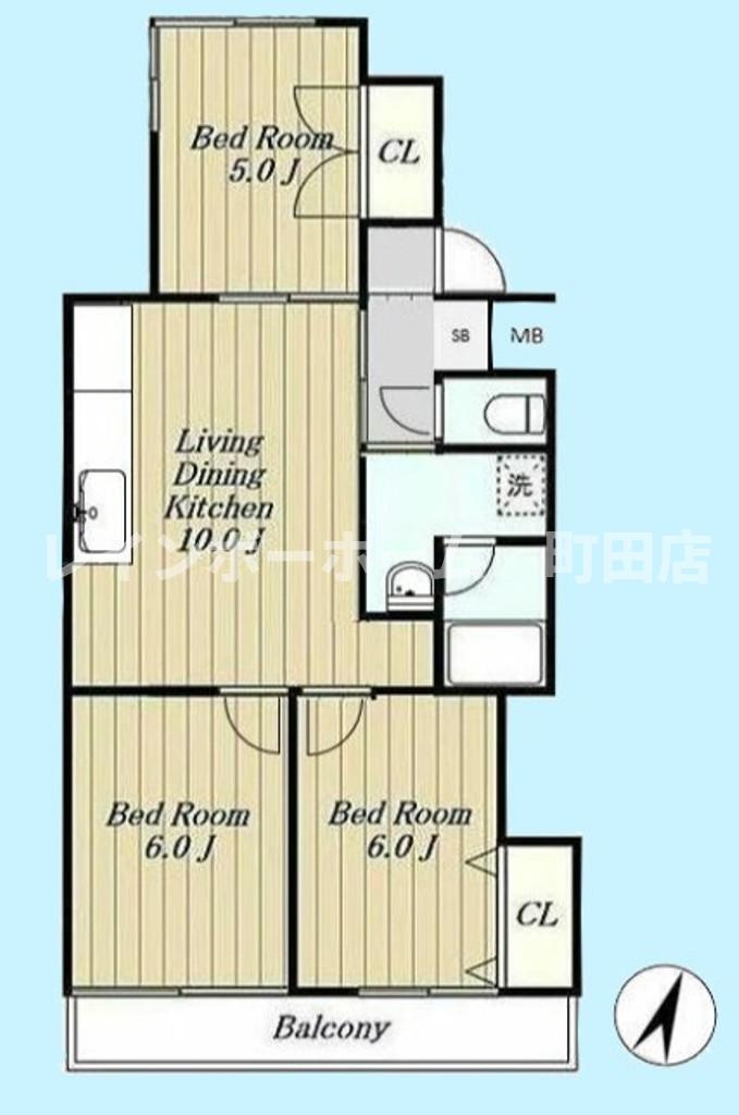 メゾンドA１※初期費用分割あと払いサービス利用可能物件の間取り