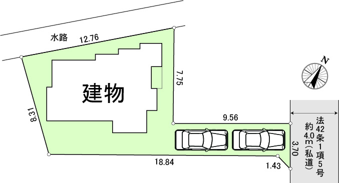 川口市木曽呂カースペース2台