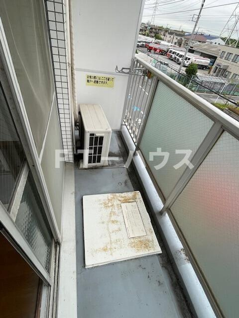シテ・ラピーヌ南行徳のバルコニー