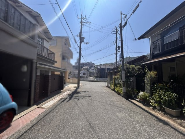 神戸市長田区宮川町6丁目　土地（古家付）の前面道路含む現地写真