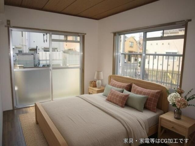 菅マンションの洋室
