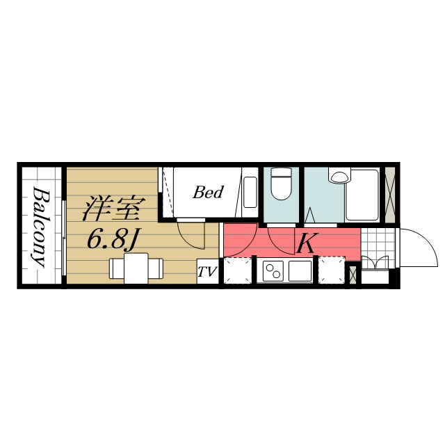 【間取り】 | レオパレス萬　壹番館