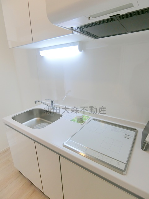 CASA PIAZZA新蒲田のキッチン|2口IHシステムキッチン