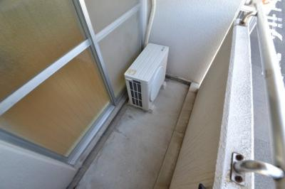 シャトー上野のバルコニー