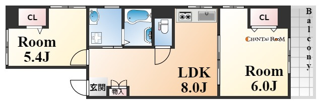 リヴェールハウスの間取り
