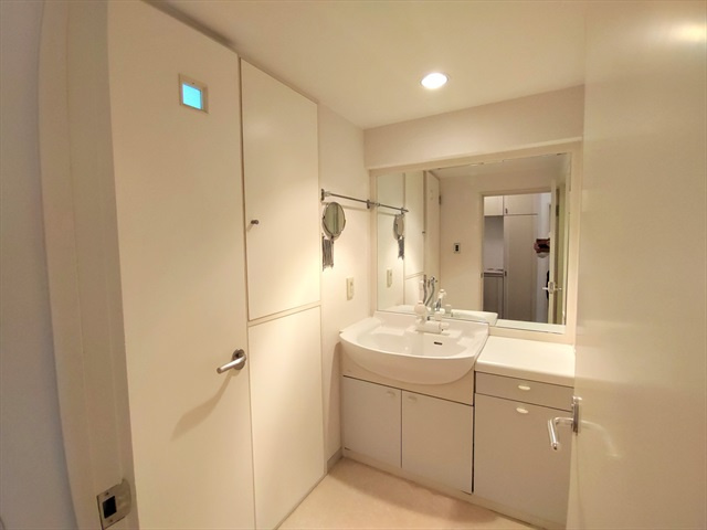 芦屋市東山町の賃貸マンションの洗面所